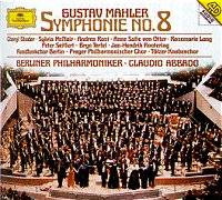 Claudio Abbado´s recording of Mahler 8, CD cover