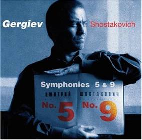 CD cover, Shostokovich No. 5 and 9, cond. Gergiev
