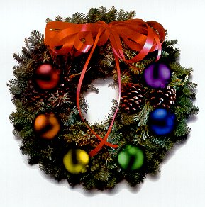 Gay Christmas Wreath Gay Christmas Wreath