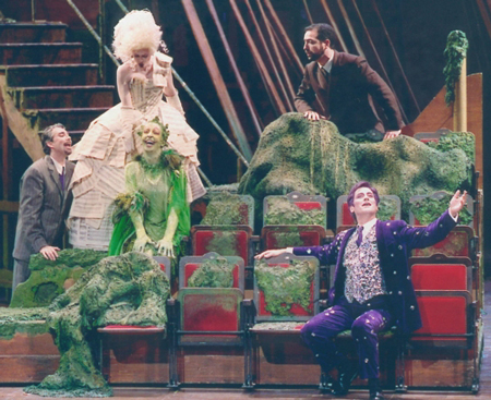 Scene from Garnier's production of Platee's Frog Princess