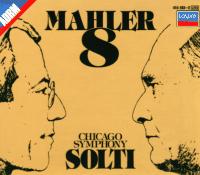 Georg Solti´s recording of Mahler 8 - CD cover