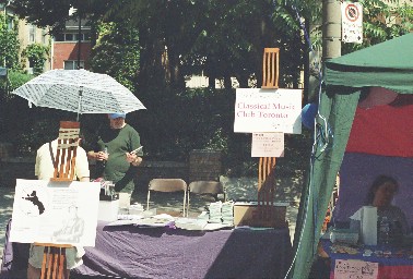 Our booth in 2005