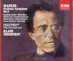 Klaus Tennstedt´s recording of Mahler 8 - CD cover