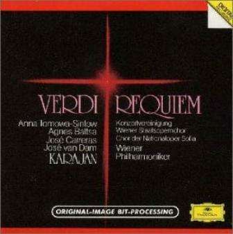 Verdi: Requiem, cond. Karajan (CD cover)